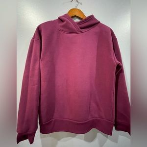 Basic Plum Colored Women’s Hoodie Size XL NWOT